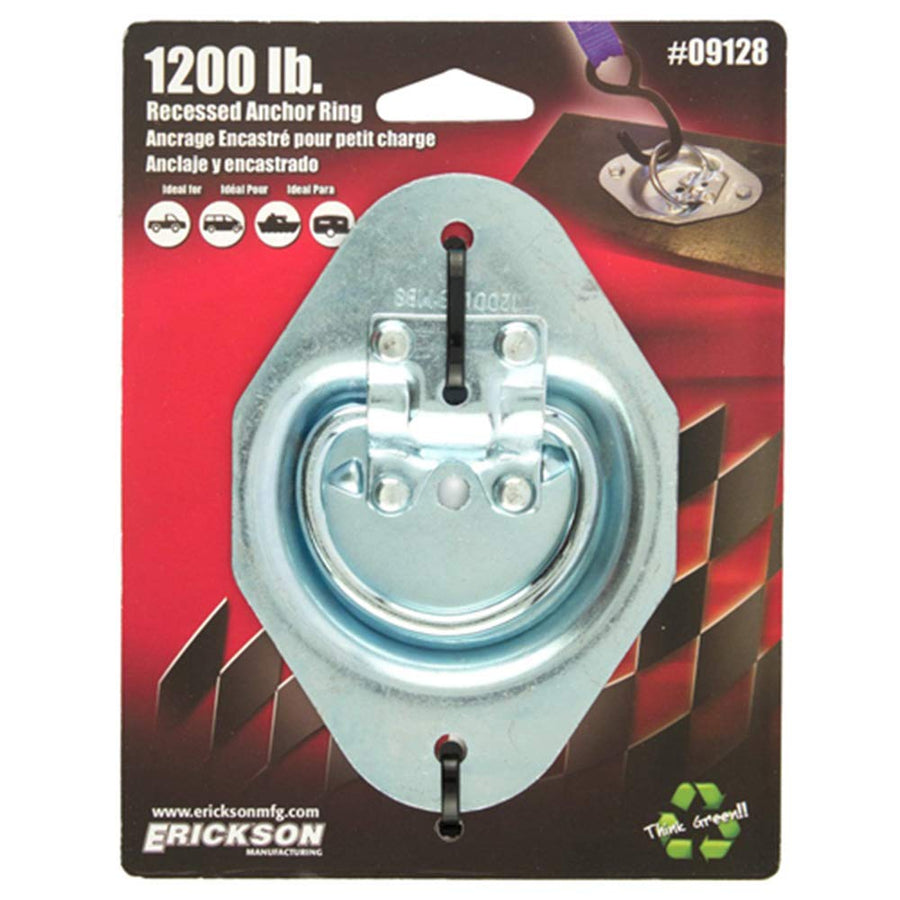 1200 Lb. Recessed Anchor Ring (9128) - Erickson Manufacturing, Qty 1