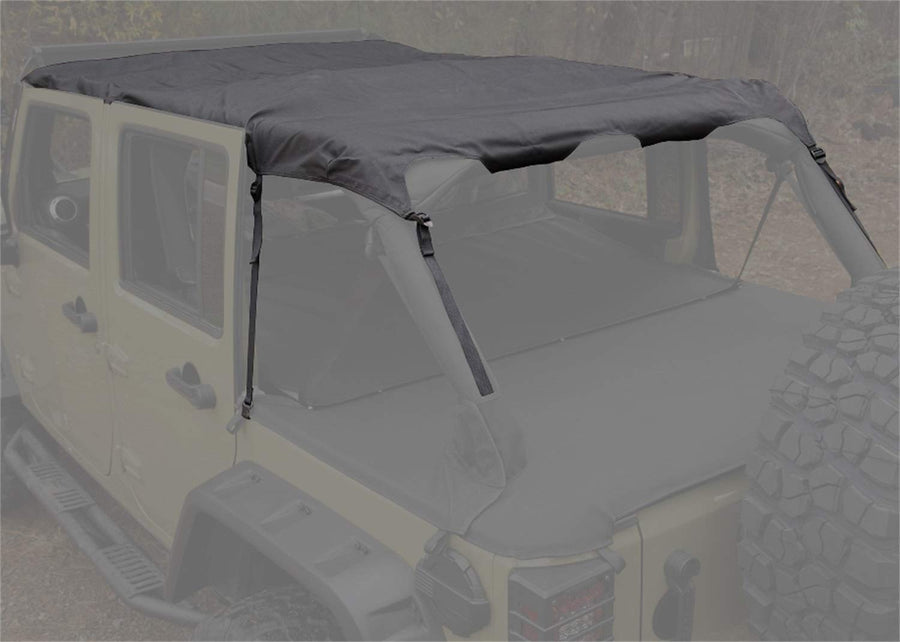 Montana Pocket Island Topper | Rugged Ridge, Black Diamond | 13622.35 | Fits 2010-2018 Jeep Wrangler JKU 4-Door