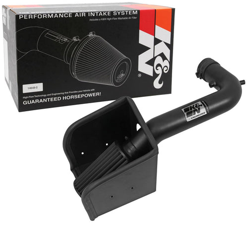 Cold Air Intake System K&N: Dry-Flow Air Filter, Increase Performance & Towing: Compatible with 2003-2008 Dodge/RAM: 1500, 2500, 3500, 71-1533