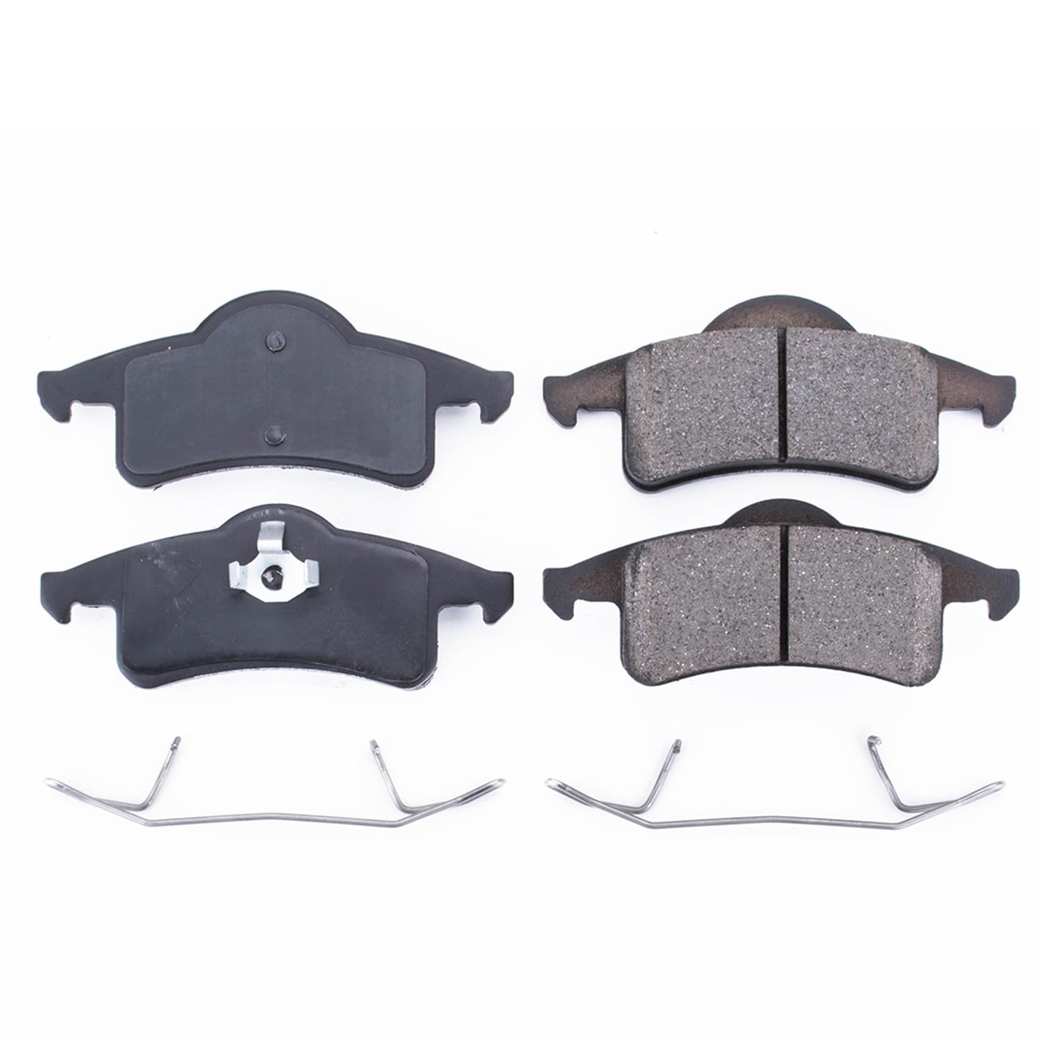 Rear Brake Kit Power Stop For Jeep Grand Cherokee 1999-04 - Ceramic Brake Pads With Installation Hardware, 17-791