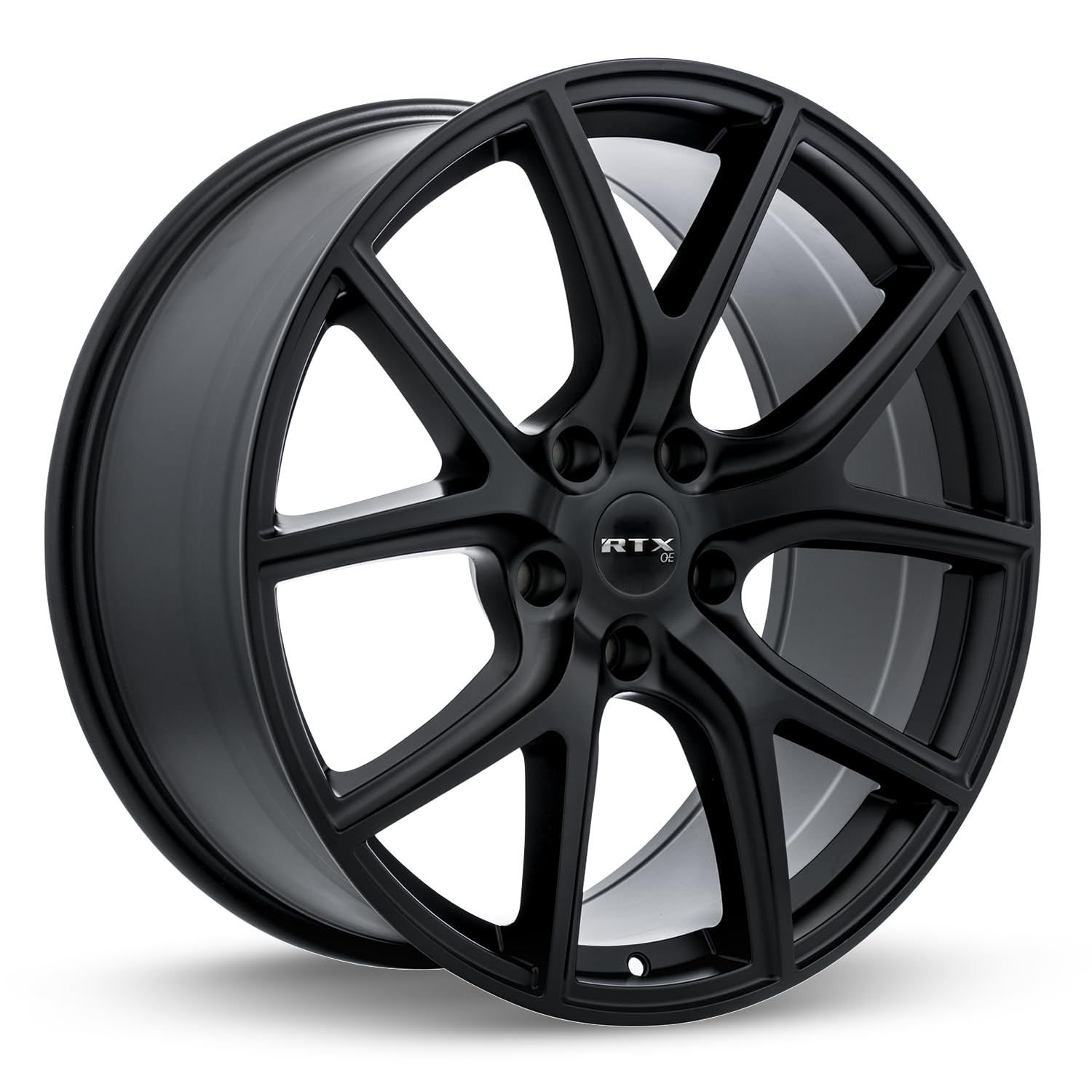 CJ01 RTX Custom Wheel - 20x9, 35 Offset, 5x127 Bolt Pattern, 71.5mm Hub - Satin Black Rim