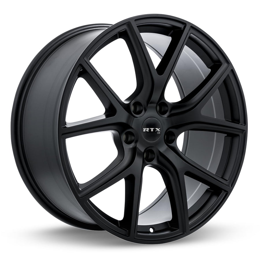 CJ01 RTX Custom Wheel - 20x9, 35 Offset, 5x127 Bolt Pattern, 71.5mm Hub - Satin Black Rim
