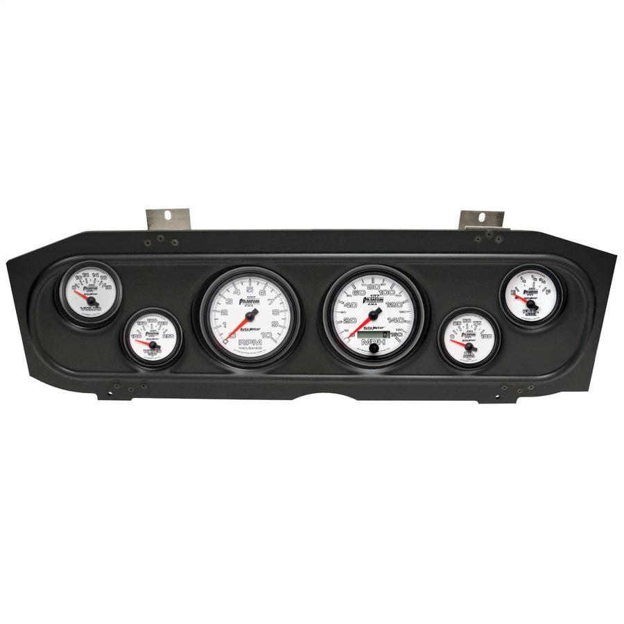 AutoMeter Dash Kit Direct Fit, (3 3/8" X2, 2 1/16" X4), MERC Cougar 69-70, Phantom Ii (2913-10)