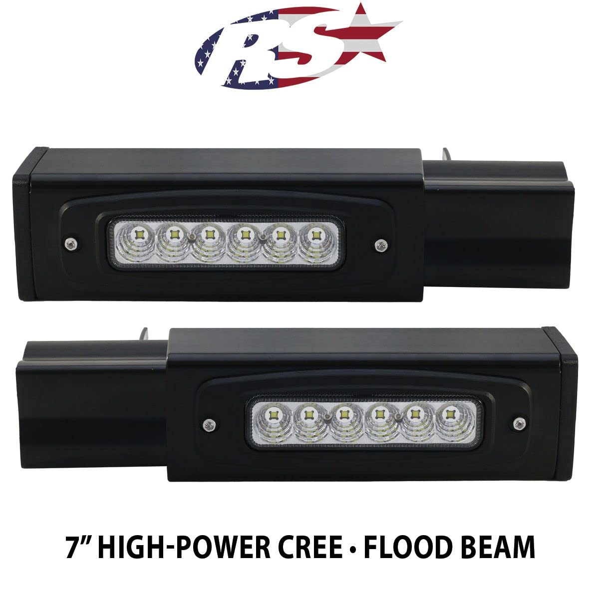 Race Sport Chrome Series 2017-2023 Compatible with Ford F250 F350 F450 Super Duty Bolt On Hitch Bar Reverse Light Kit FHDHB17UPSL