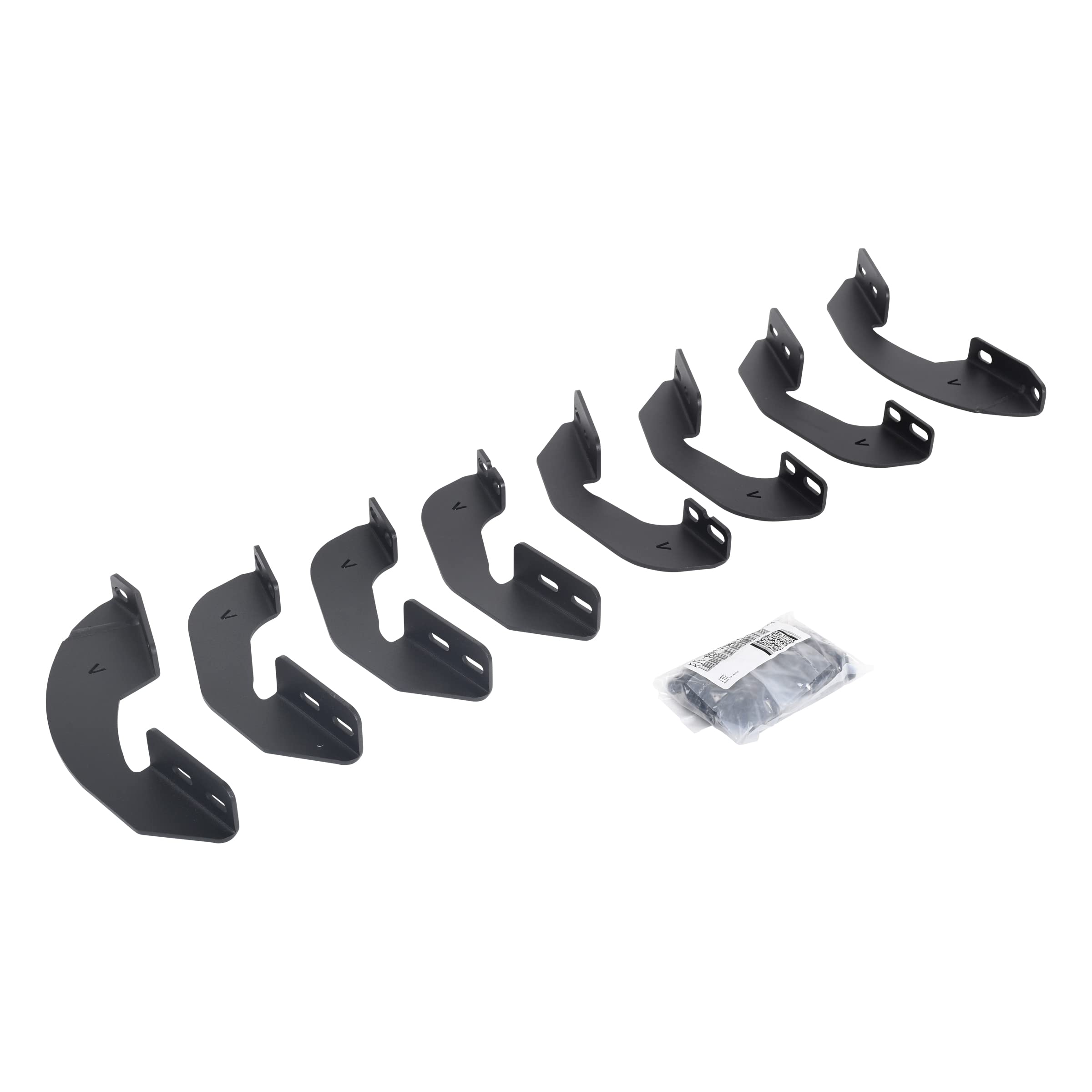 V-Series V3 / RB10 Slim / RB20 Slim / RB30 Slim / RB30 Mounting Brackets Go Rhino | Mild Steel, Textured Black | 6944156 | Fits 2007-2021 Toyota Tundra Crew Max Pickup