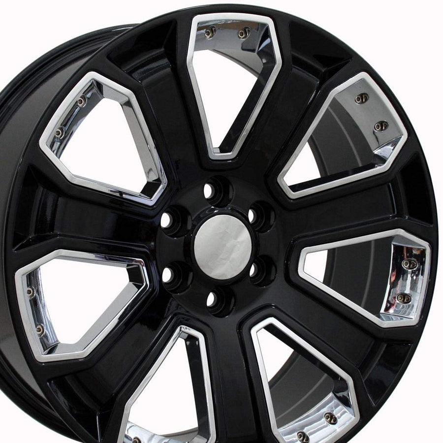 Black Wheel OE Wheels LLC CV93-20085-6550-31B-ic Painted (20 x 8.5 inches /6 x 139 mm, 31 mm Offset)