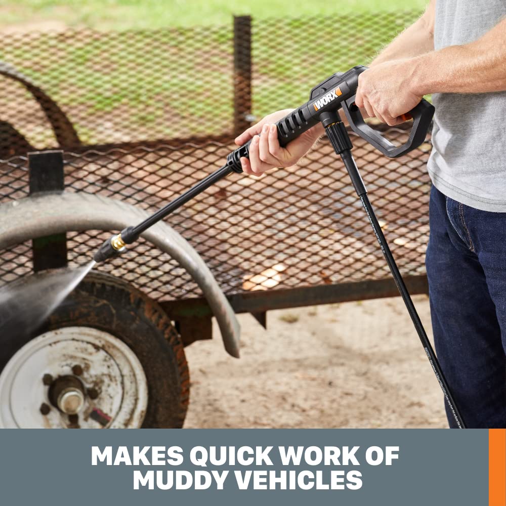 13 Amp Worx Electric Pressure Washer 1800 PSI with 3 Nozzles - WG605