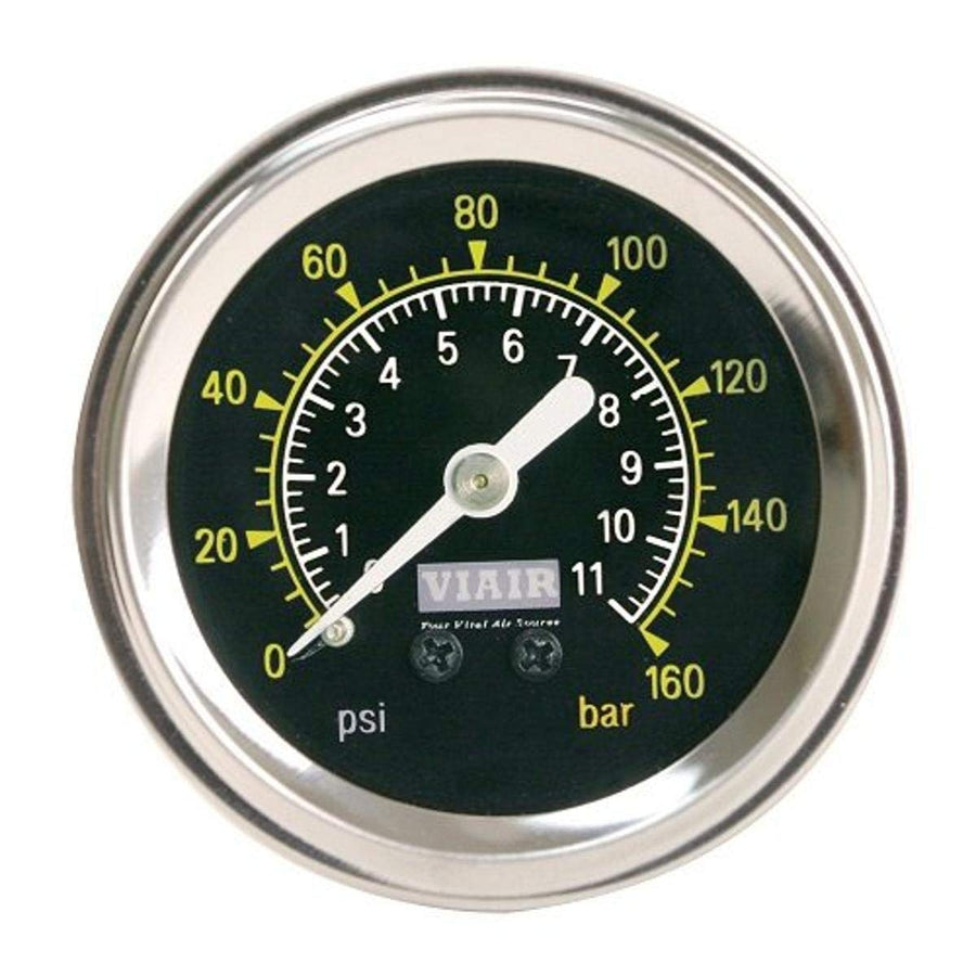 160 PSI Viair 1.5" Single Needle Air Gauge