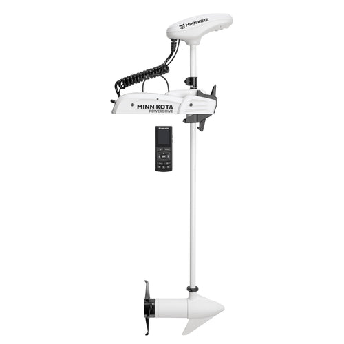Minn Kota PowerDrive Riptide Bow-Mount Electric Trolling Motor with Wireless Remote – 55 Lb. Thrust, 54 in. Shaft, Saltwater