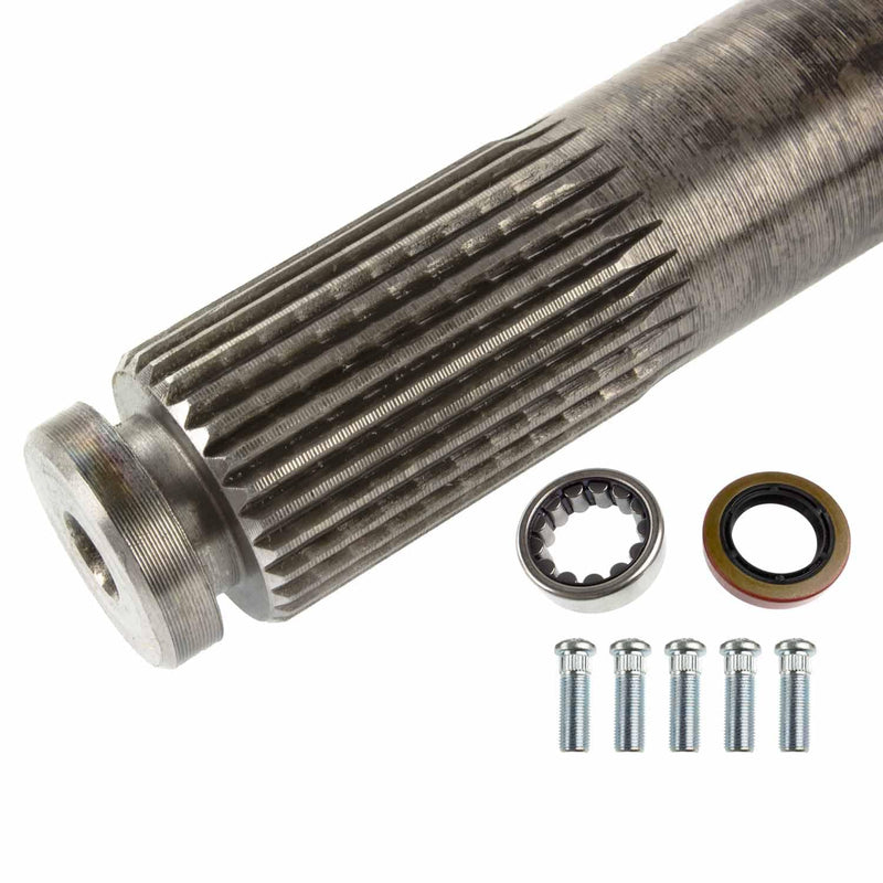 TEN Factory Bolt Pattern MG27112 Spline Drive Axle Shaft Assembly for GM 8.5, 28 Spline Details Left and Right - Fits Chevrolet & GMC C10/C1500/R10 Replaces 14035542 PA5694 92-25178 Alloy USA 17112