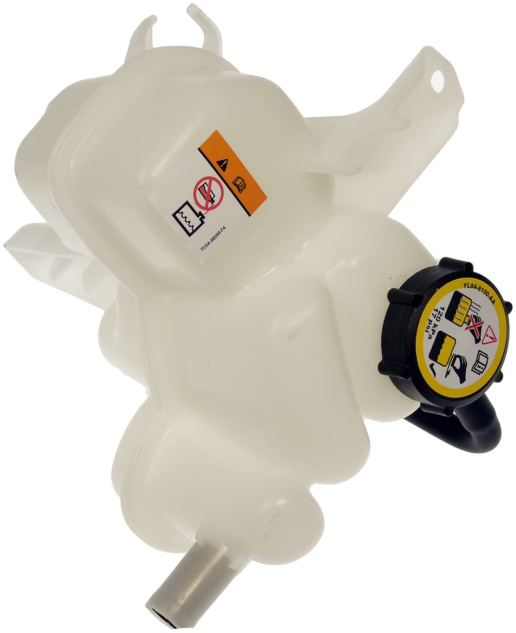 Dorman Front Pressurized Coolant Reservoir 603-205 with Cap Compatible with Select Ford / Mazda / Mercury Models