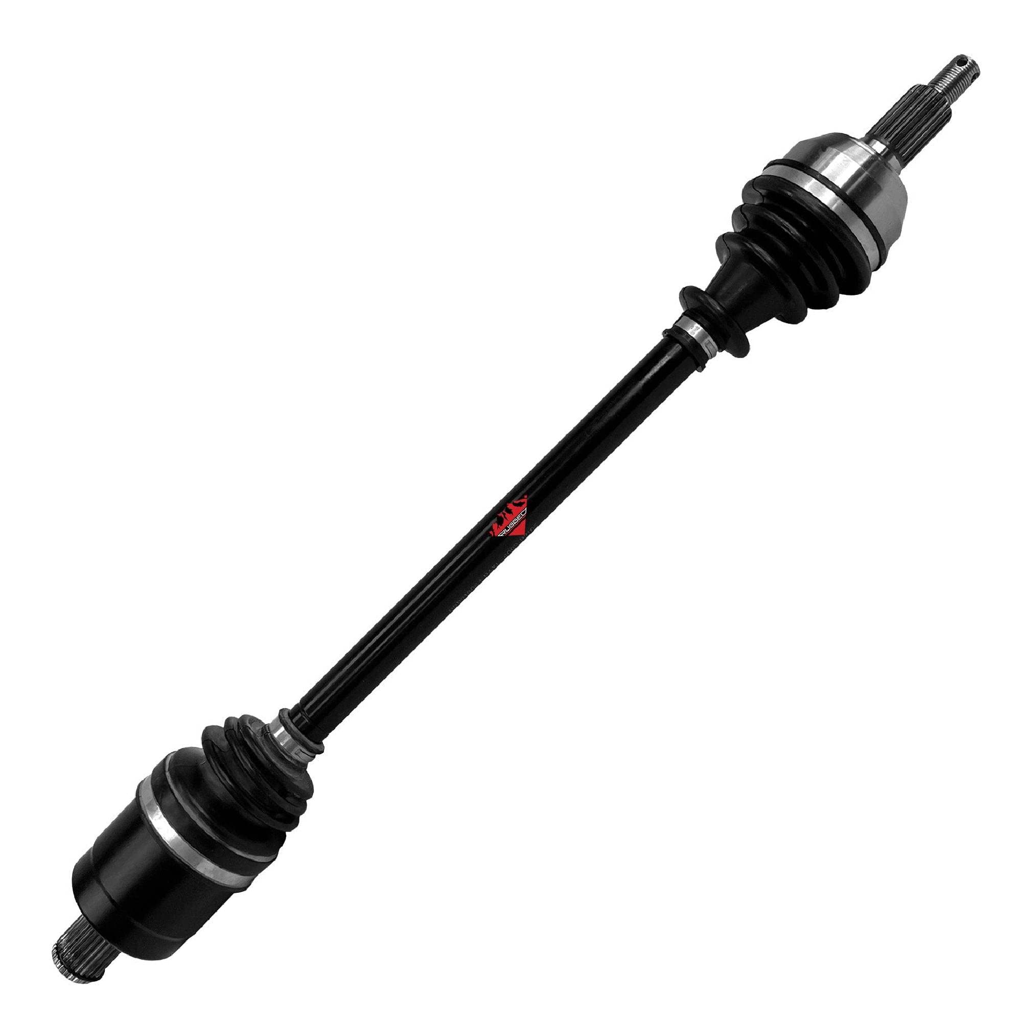 Front Right Rugged Performance Axle for (1998-2004) Honda TRX450, Stainless-Steel Clamps Coated for High Protection & Machined Heat Treated for Long Life Span OEM: 42250-HN0-A01, 42220-HN0-A01