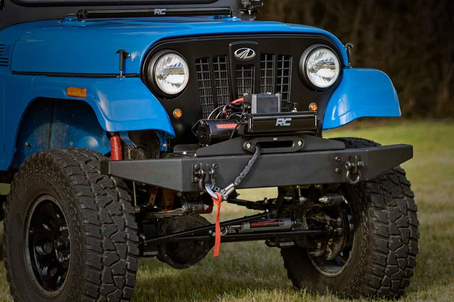 Winch Mounting Plate Rough Country for Mahindra Roxor - 99001, 4.5"