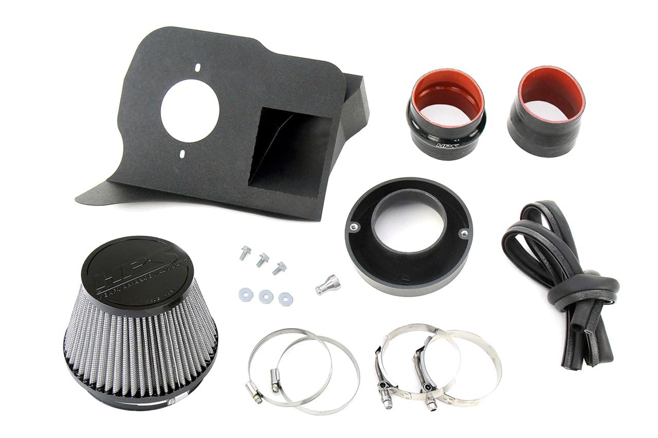 HPS Air Intake Kit Polish with Heat Shield Compatible for BMW 2019-2022 X7 2020-2023 X6 2019-2023 X5 3.0L B58 G05 G06 G07, 827-702P