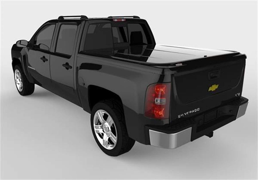 UnderCover RealTruck Lux One-Piece Truck Bed Tonneau Cover | UC1066L-41 | Fits 2007 - 2013 Chevy Silverado 1500 41(GBA)(WA8555) - Black 5' 9" Bed (69.3")