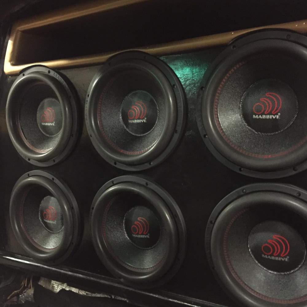 12" Massive Audio 6000 Watt Subwoofer Dual 2 Ohm Voice Coil HIPPOXL122R
