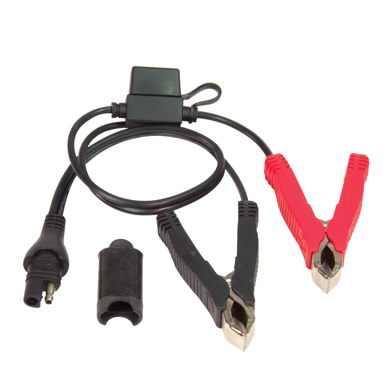 Optimate TECMATE Cable O-14, Battery Clips with Fuse, powersport