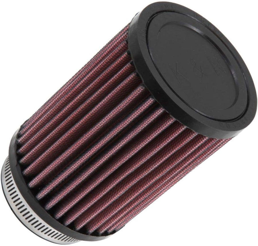 High-Flow K&N Original Lifetime Universal Clamp-On Air Filter: High Performance, Premium, Washable: Flange Diameter: 2.5 In, Filter Height: 5 In, Flange Length: 0.625 In, Shape: Round, RD-0710