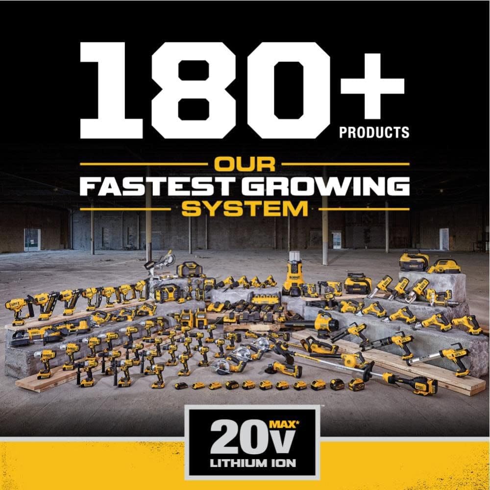 20V MAX DEWALT Bluetooth Radio, Portable for Jobsites, 100 ft Range (DCR025)