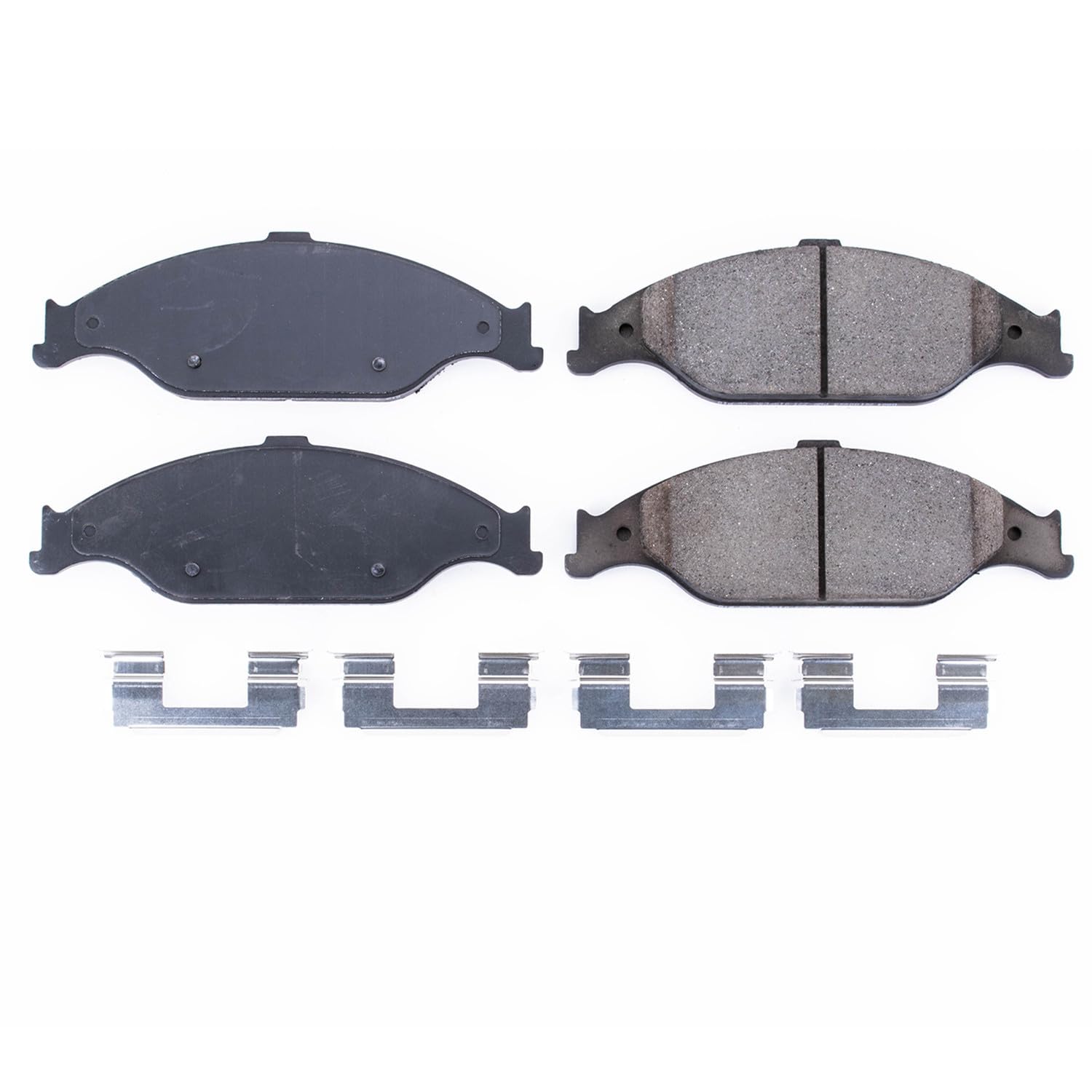 Power Stop Brake Kit Front For Ford Mustang 1999-04 - Ceramic Brake Pads With Installation Hardware, 17-804