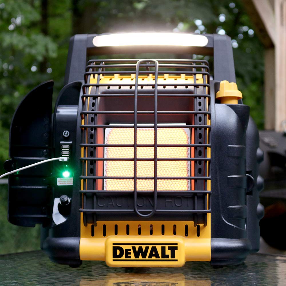 12,000BTU DeWALT Portable Radiant Heater - MA and Canada Version