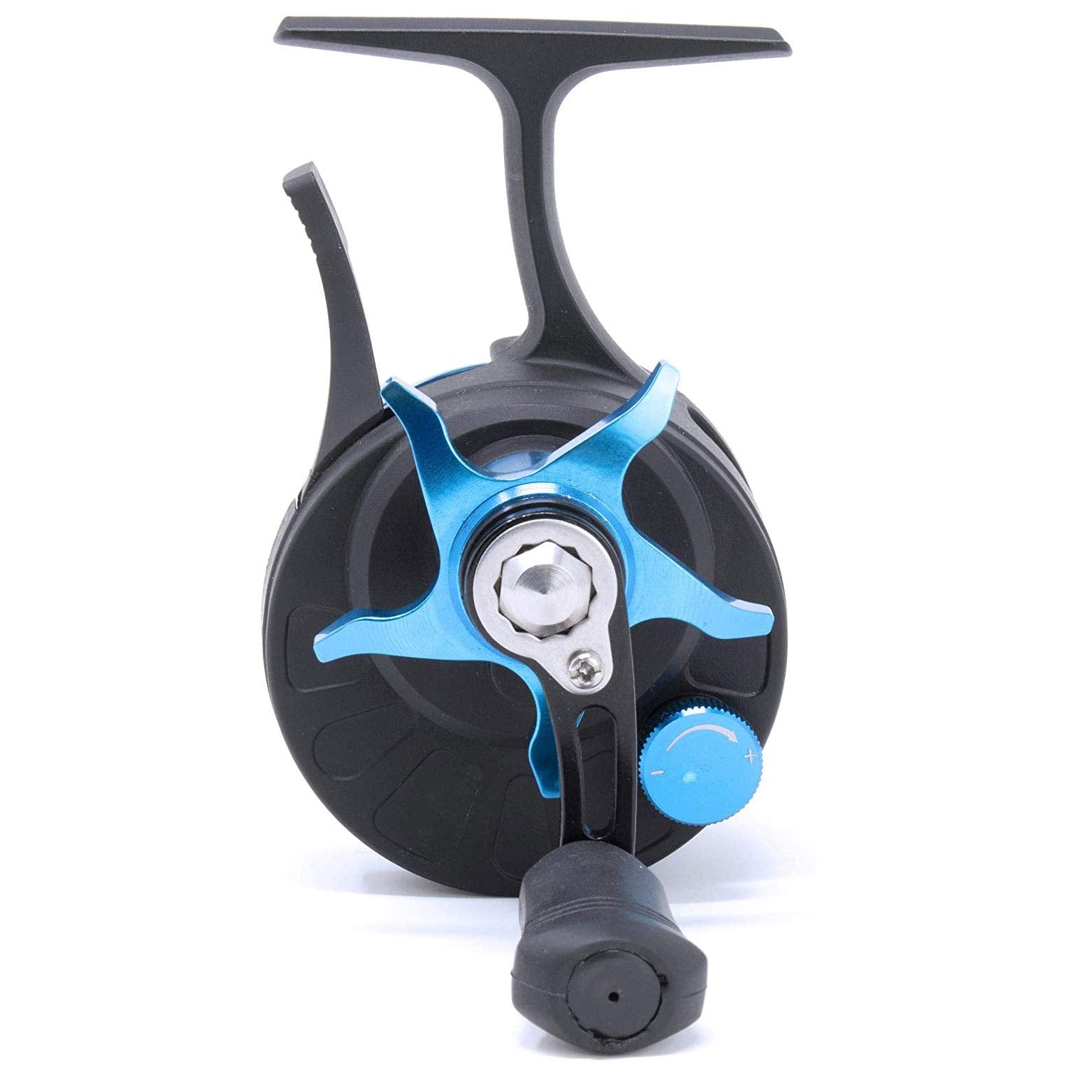 Gravity Elite CLAM Ice Fishing Reel – Ultra-Light Graphite/CNC Spool with 3+1 Bearings – Smooth 3.6:1 Gear Ratio, Left-Hand Retrieve