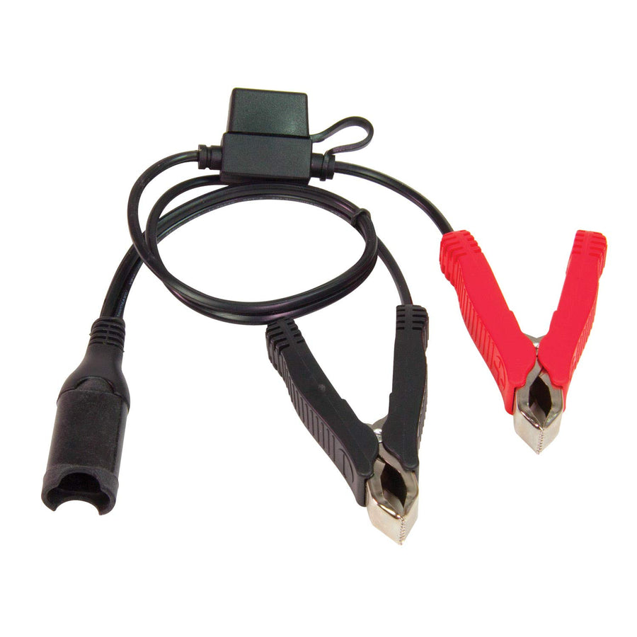 Optimate TECMATE Cable O-14, Battery Clips with Fuse, powersport