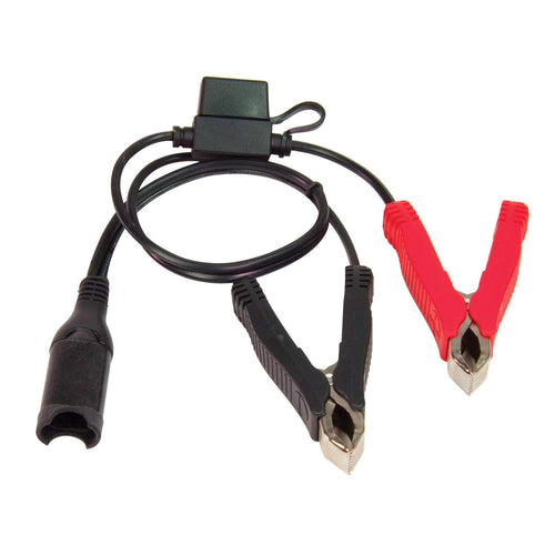 Optimate TECMATE Cable O-14, Battery Clips with Fuse, powersport