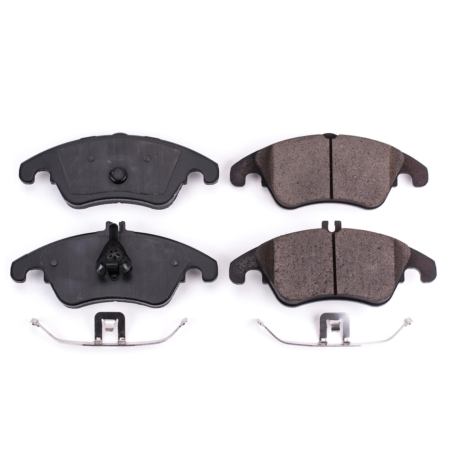 Power Stop Brake Kit Front For Mercedes-Benz C250 2012-15 |C300 2013-14 |C350 2008-15 |CLS400 2015-17 |E250 2014-16 |Mercedes-Benz E350 2010-16 - Ceramic Brake Pads With Installation Hardware, 17-1342