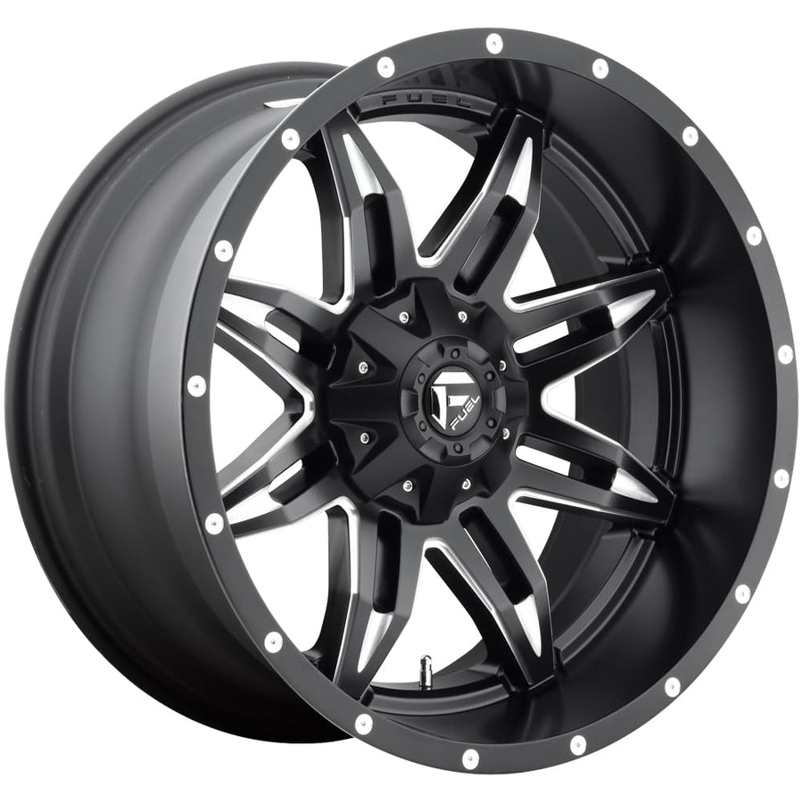 FUEL OFF-ROAD 18X9 LETHAL 6X135/5.5 5.04 1mm MATTE BLACK MILLED - D56718909850