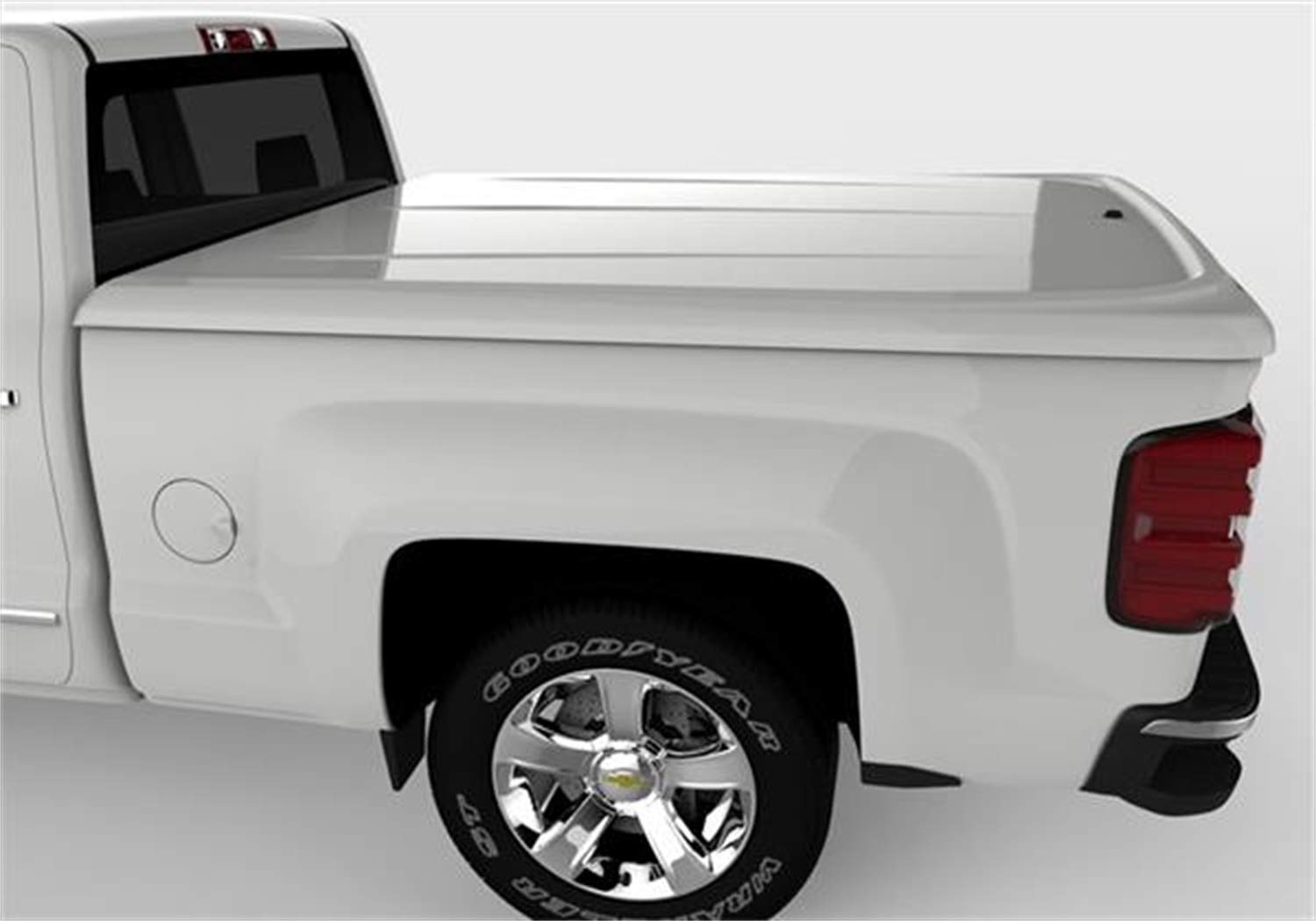 UnderCover RealTruck Lux One-Piece Truck Bed Tonneau Cover | UC1126L-GAN | Fits 2014 - 2018, 2019 Legacy Chevy Silverado 1500, 2015-19 2500/3500HD GAN(WA636R) - Silver Ice 6' 7" Bed (78.9")