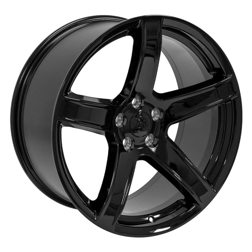 20 Inch OE Wheels DG22 Rim Fits Charger/Challenger SRT Hellcat Style 5x115 20x9.5 Gloss Black - Hollander 2640 (1)