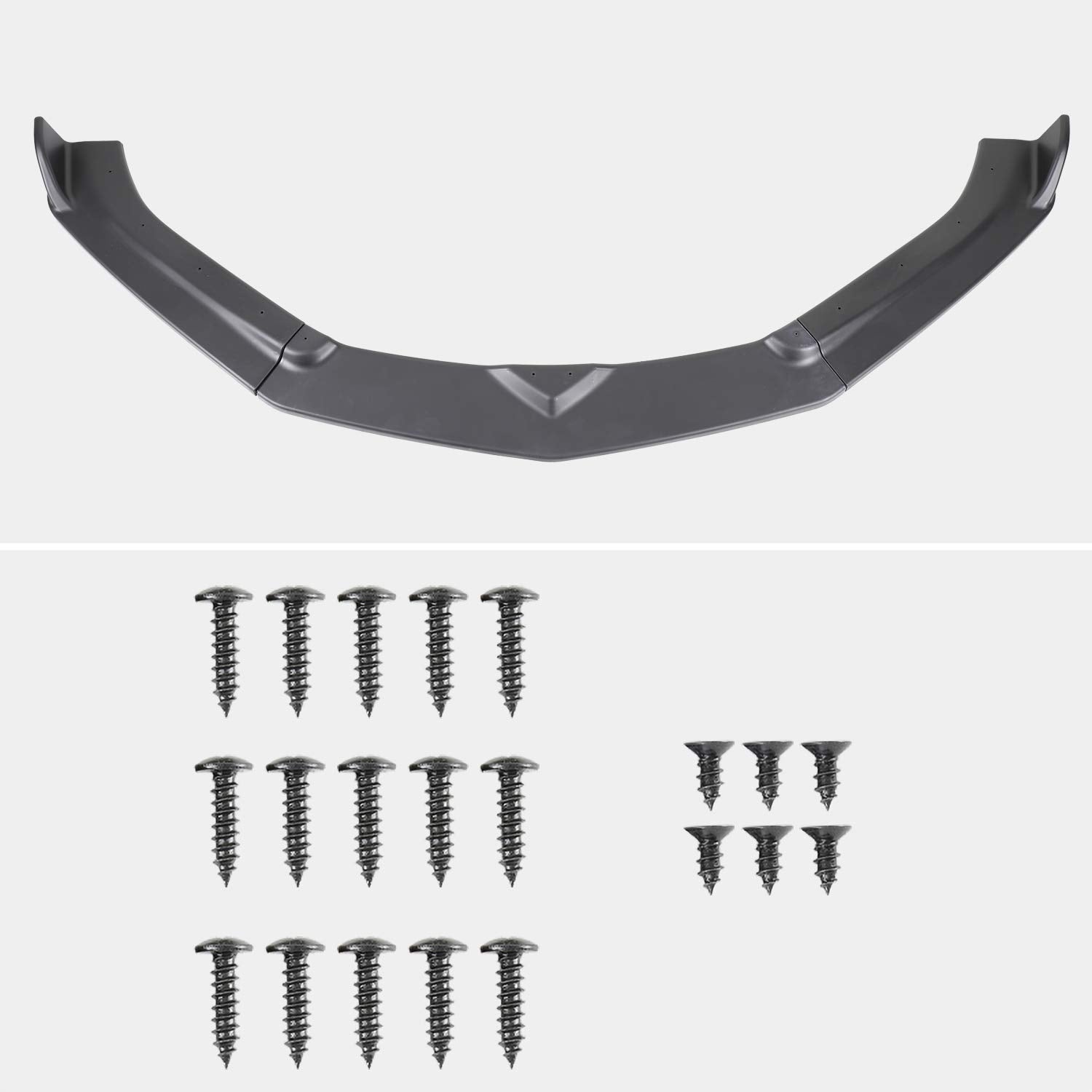 Matte Black Spec-D Tuning Front Bumper Lip Compatible with 2016-2018 Chevy Camaro 2.0T