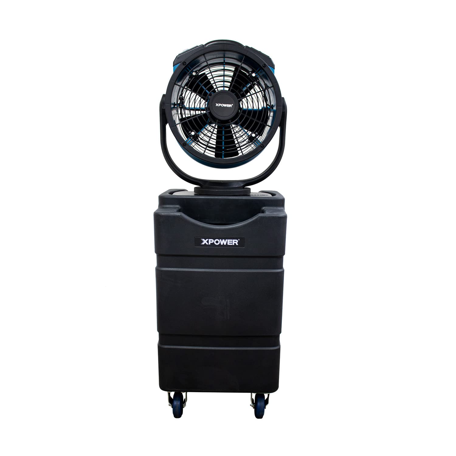 Multi-Purpose Oscillating Misting Fan XPOWER FM-88WK2 With Built-In Water Pump And WT-90 Mobile Water Reservoir
