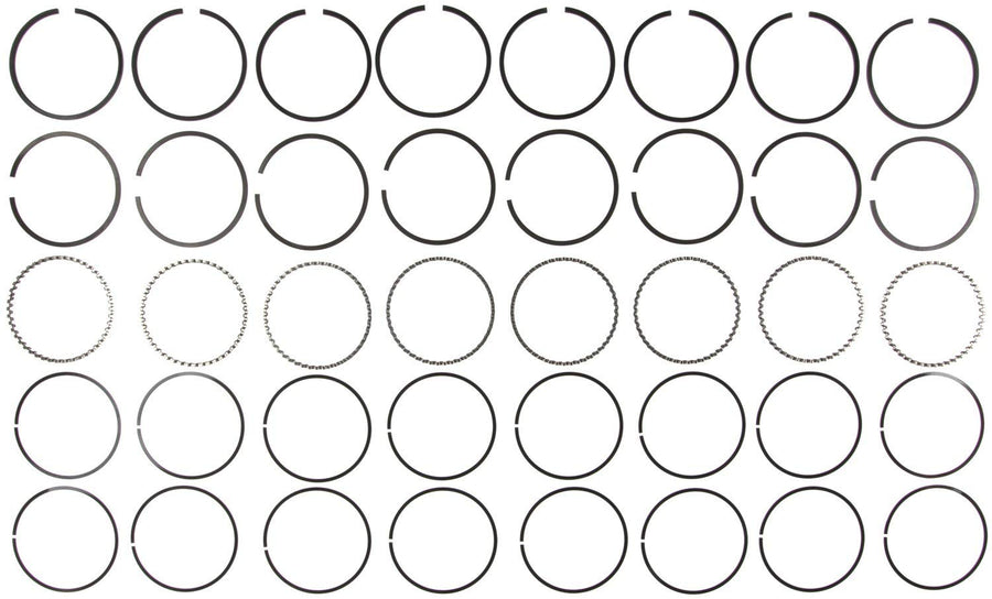 Clevite Ring Set, Plain 50134CP.020 - Dearborn Marine; Ford 361,390 Engs. (61-71)