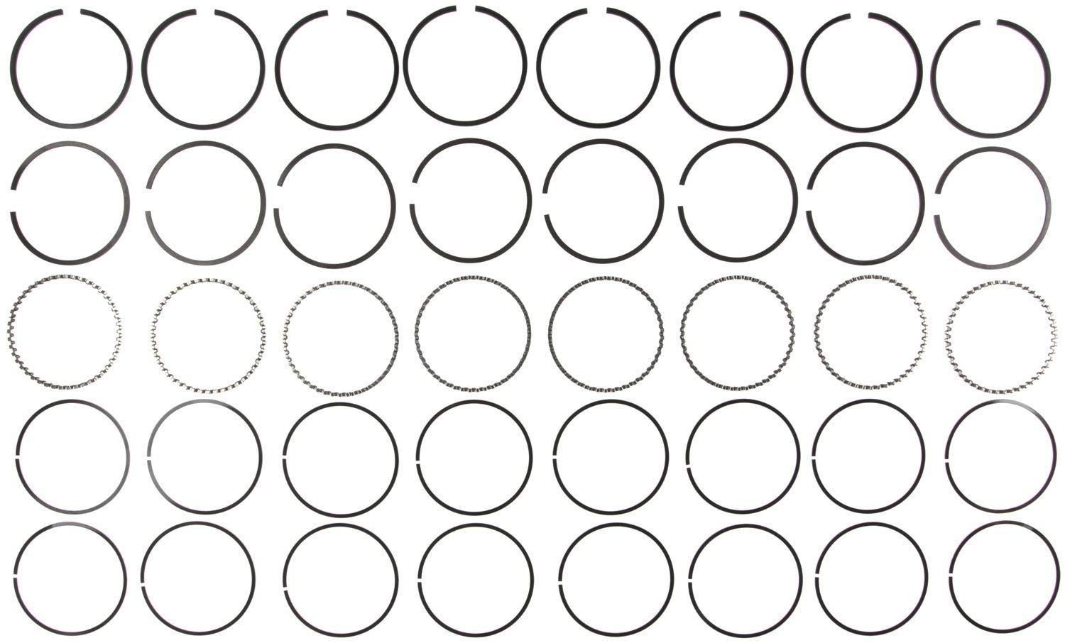 Clevite Ring Set, Plain 50134CP.020 - Dearborn Marine; Ford 361,390 Engs. (61-71)