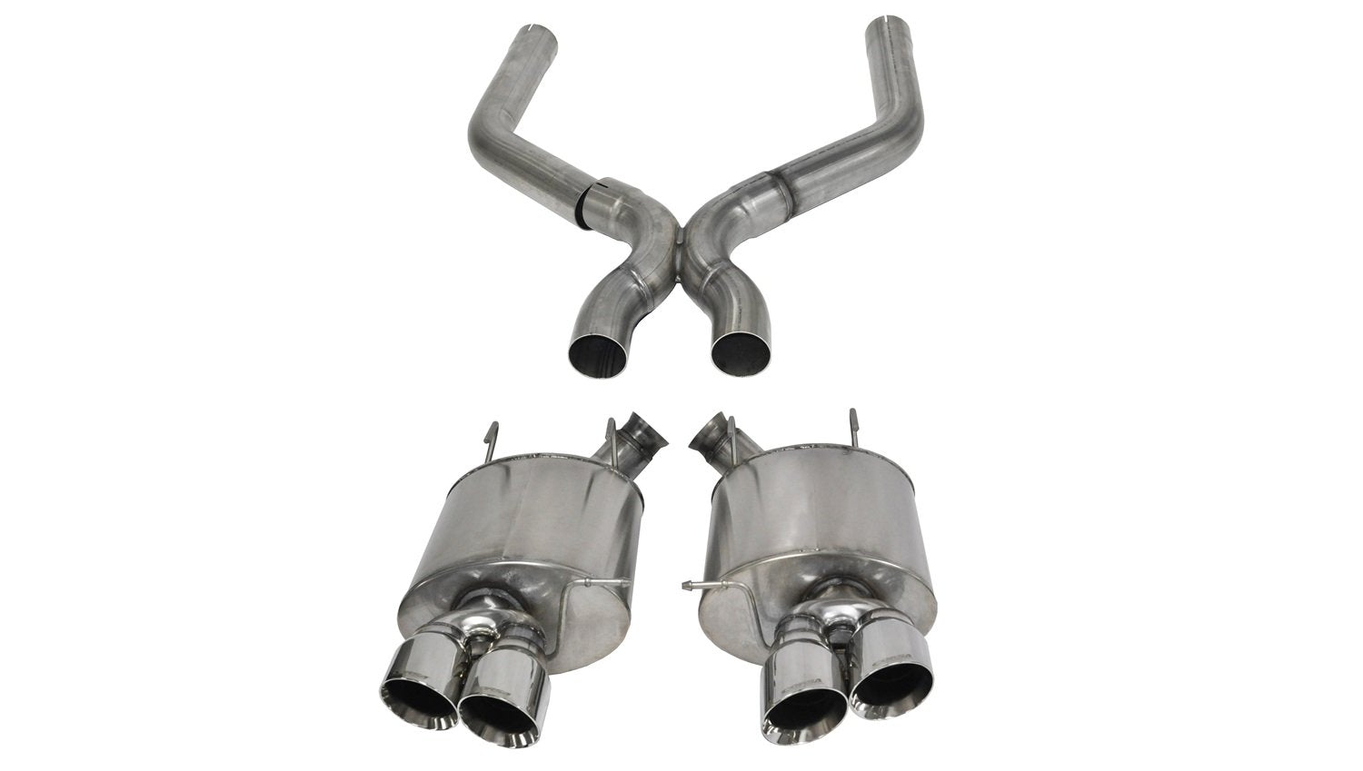 Axle-Back CORSA Exhaust System with X-Pipe