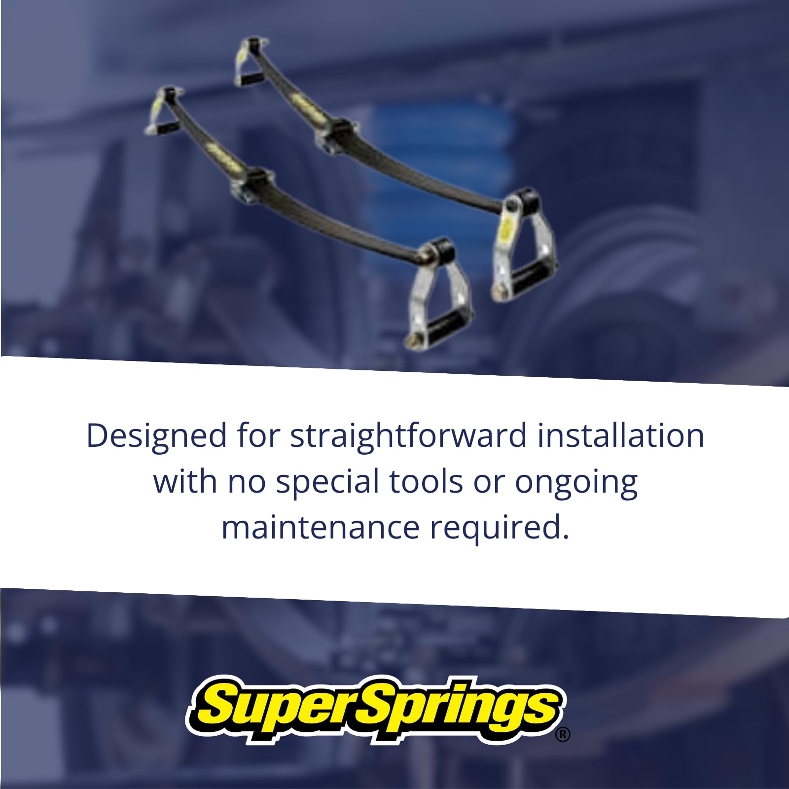 SuperSprings SSA36 for Toyota Tacoma, Black