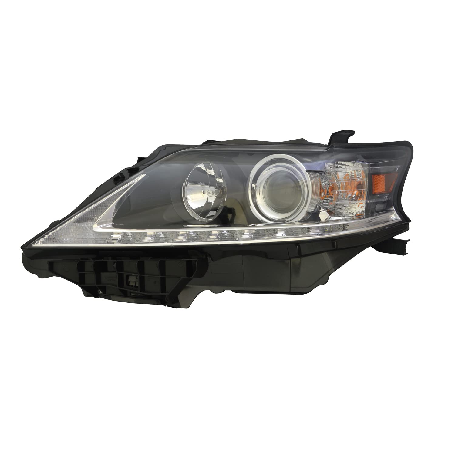Left TYC Headlight Assembly Compatible with 2013-2015 Lexus RX350