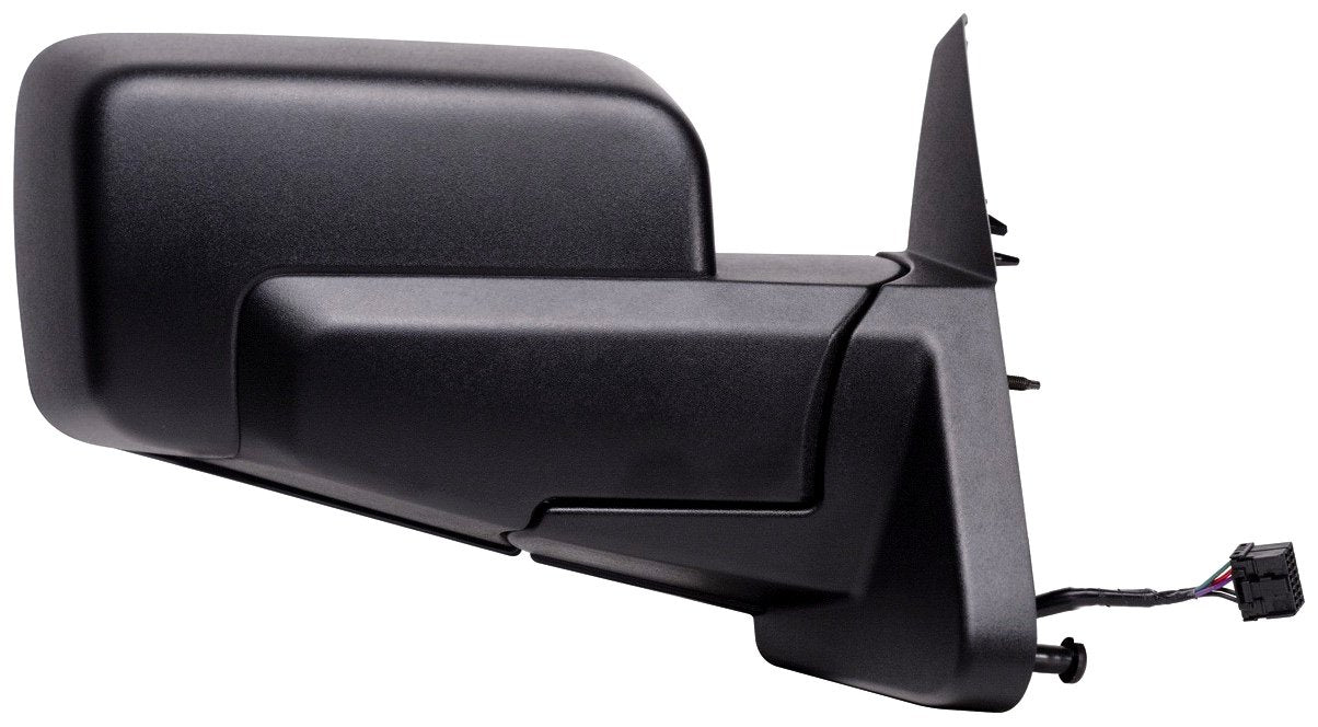 Fit System Side Mirror Passenger for Jeep Commander, Black, w/o Memory, Foldaway, Heated Power