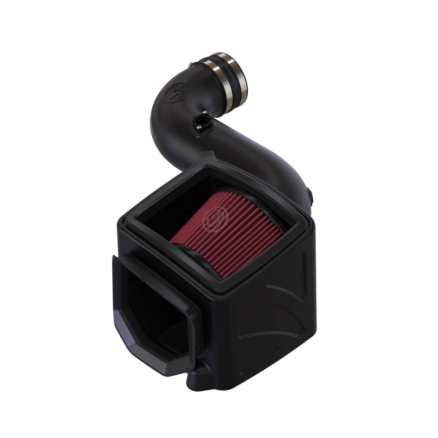 Cold Air Intake S&B Filters 75-5080 For 2006-2007 Chevy/GMC Duramax LLY-LBZ 6.6L (Oiled Cleanable, 8-ply Cotton Filter)