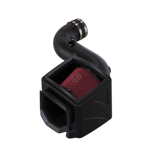 Cold Air Intake S&B Filters 75-5080 For 2006-2007 Chevy/GMC Duramax LLY-LBZ 6.6L (Oiled Cleanable, 8-ply Cotton Filter)