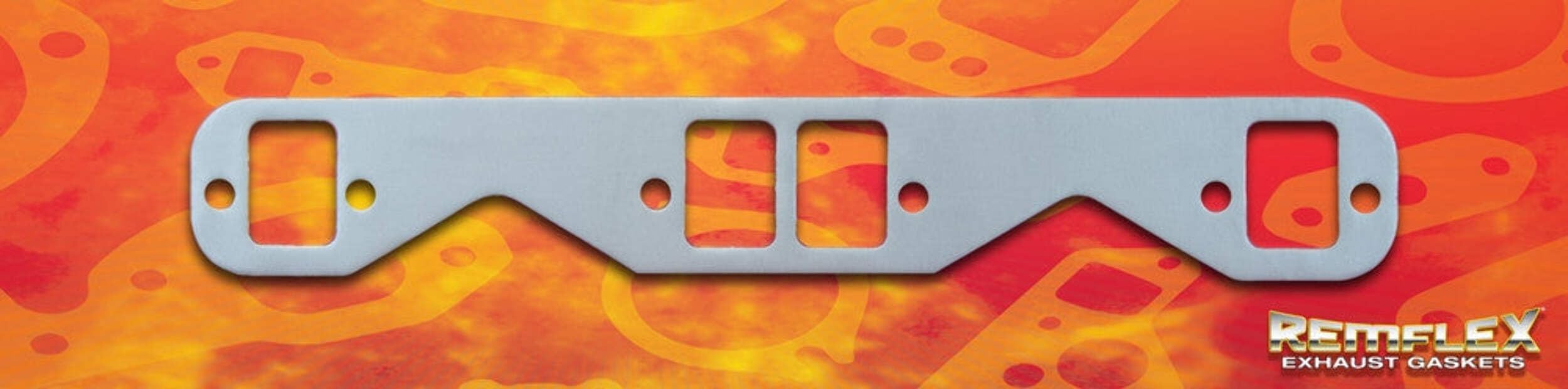 Aftermarket Exhaust Gasket-GM SB Tall Raised Port