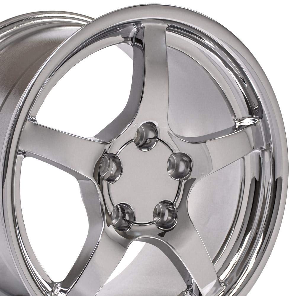 CV05-D17095-5475-54C Chrome Wheel OE Wheels LLC Painted (17 x 9.5 inches /5 x 120 mm, 54 mm Offset)