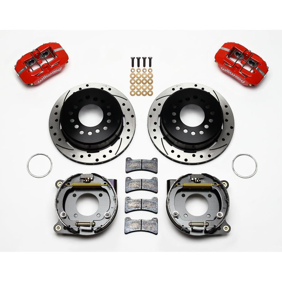 P-Brake Kit FDP-LP 11.00", Drill-Red