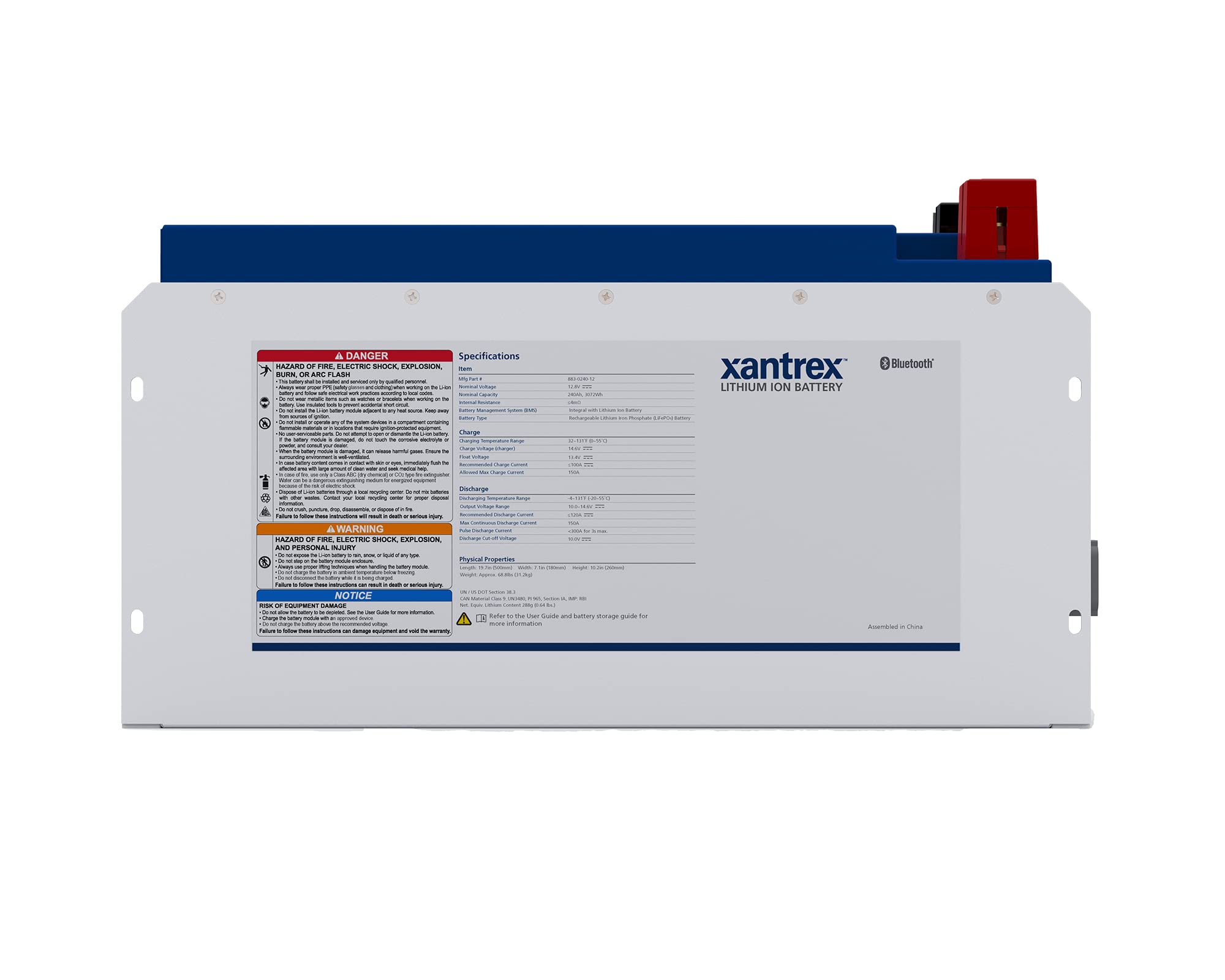 12V Lithium Battery Xantrex 240AH