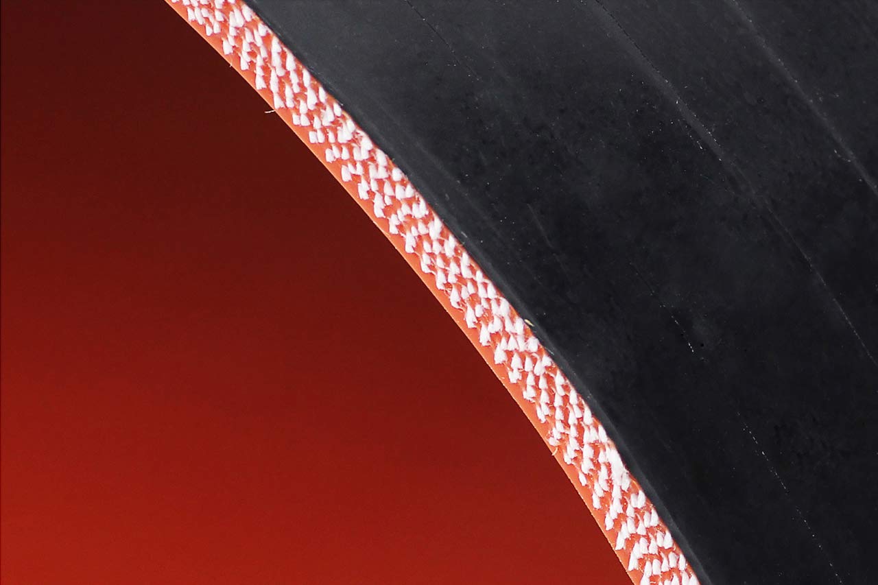 High Temperature HPS HTSC-650-L6-BLK 6-Ply Reinforced Silicone Coupler Hose, 25 psi Maximum Pressure, 6" Length, 6-1/2" ID, Black