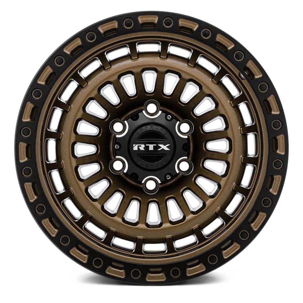 Moab Bronze Rims 18x9 5x127 -15mm Satin Black Lip by RTX