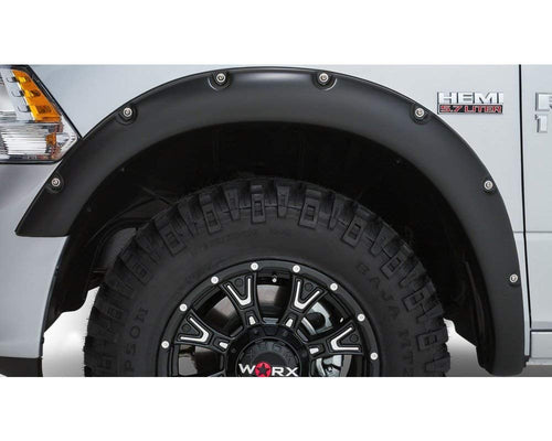 Ruff Riderz Stampede 8421-2 Fender Flare, Smoke/Black