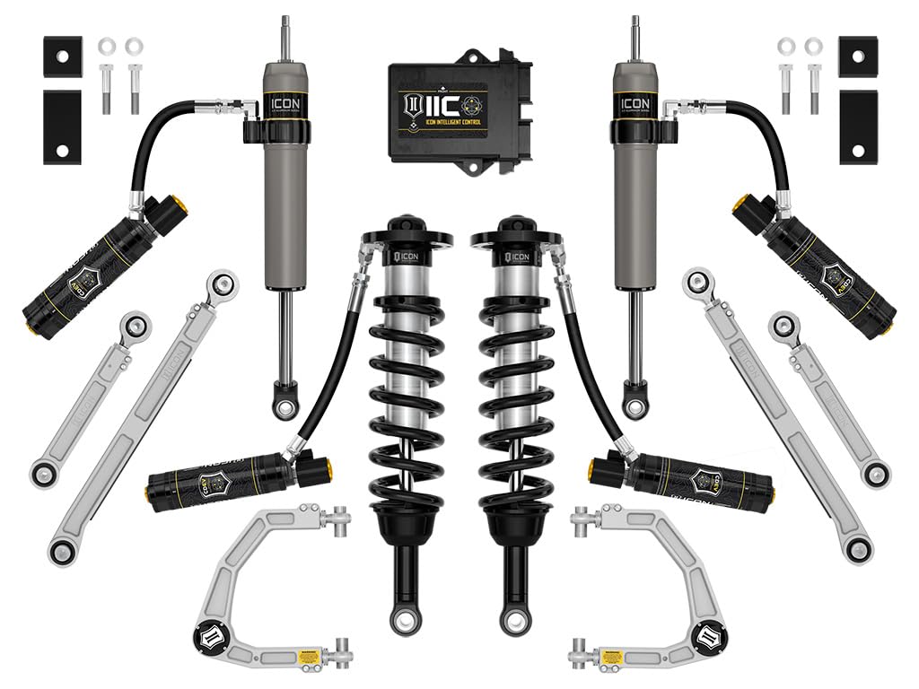 ICON, Stage 13, 2.5 Suspension System, 2-3.5" Lift, Billet, Compatible with 22-23 Toyotaa Tundra, K53203